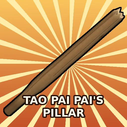 Tao Pai Pai's Pillar – Project Zomboid mod: Throw the wooden pillar of the famous assassin and hop on: it floats low and drives like a car