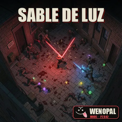 Sable de Luz: Un sable de luz que brilla y zumba de verdad